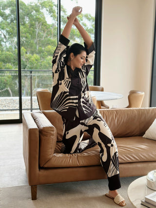 Zander Painterly Oversized Shirt